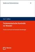 Cover: Parlamentarische Kontrolle im Wandel - Nomos