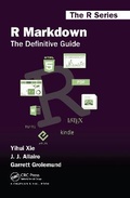 Cover: R Markdown - Chapman & Hall/CRC
