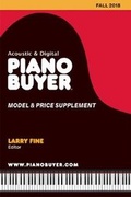 Cover: Piano Buyer Model & Price Supplement / Fall 2018 - Brookside Press