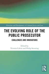 Abbildung von: The Evolving Role of the Public Prosecutor - Routledge