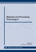 Cover: Materials and Processing Technology II - Trans Tech Publications Ltd