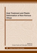 Cover: Heat Treatment and Plastic Deformation of Non-Ferrous Alloys - Trans Tech Publications Ltd