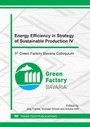 Cover: Energy Efficiency in Strategy of Sustainable Production IV - Trans Tech Publications Ltd