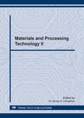 Cover: Materials and Processing Technology II - Trans Tech Publications Ltd
