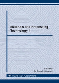 Enlarge image Cover: Materials and Processing Technology II - Trans Tech Publications Ltd