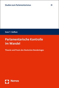 Abbildung von: Parlamentarische Kontrolle im Wandel - Nomos