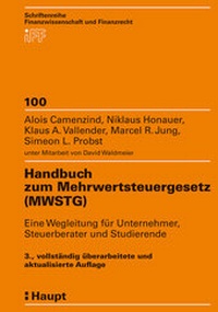Abbildung von: Handbuch zum Mehrwertsteuergesetz (MWSTG) - hep verlag