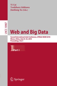 Enlarge image Cover: Web and Big Data - Springer