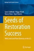 Cover: Seeds of Restoration Success - Springer