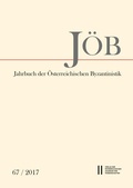 Cover: Jahrbuch der &Ouml;sterreichischen Byzantinistik, Band 67/2017 - Verlag der &ouml;sterreichischen Akademie der Wissenschaften