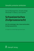 Cover: Schweizerisches Zivilprozessrecht - St&auml;mpfli Verlag AG