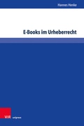 Cover: E-Books im Urheberrecht - Brill Deutschland
