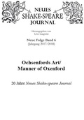 Cover: Ochsenfords Art / Manner of Oxenford - Laugwitz, U