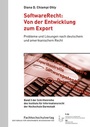 Cover: SoftwareRecht: Von der Entwicklung zum Export - Schulz-Kirchner