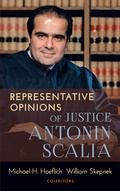 Cover: Representative Opinions of Justice Antonin Scalia - Lawbook Exchange, Ltd.