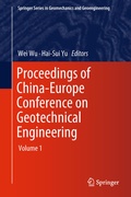 Cover: Proceedings of China-Europe Conference on Geotechnical Engineering - Springer