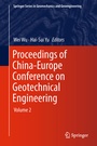 Cover: Proceedings of China-Europe Conference on Geotechnical Engineering - Springer