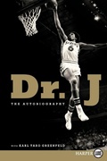 Cover: Dr. J: The Autobiography (Large Print) - Avon Books