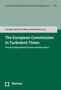 Cover: The European Commission in Turbulent Times - Nomos