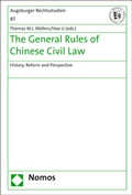 Cover: The General Rules of Chinese Civil Law - Nomos