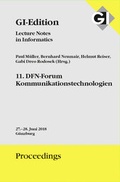 Cover: GI Edition Proceedings Band 283 "11. DFN-Forum Kommunikationstechnologien" - K&ouml;llen