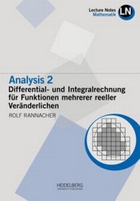 Abbildung von: Analysis 2 / Differential- und Integralrechnung für Funktionen mehrerer reeller Veränderlichen - Heidelberg University Publishing