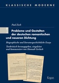 Cover: Probleme und Gestalten der deutschen romantischen und neueren Dichtung - Ergon