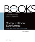 Cover: Computational Economics: Heterogeneous Agent Modeling - Elsevier