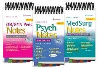 Enlarge image Cover: Clinical Notes Package: Psych Notes 4e & OB/Peds Notes 2e & Med Surg Notes 3e - F.A. Davis Company