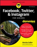 Cover: Facebook, Twitter, & Instagram For Seniors For Dummies - Wiley-Scrivener