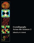 Cover: Crystallography Across the Sciences - International Union of Crystallography
