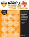 Cover: Staar: Reading Warm Ups and Test Practice G3 Workbook - Newmark Learning
