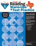 Cover: Staar: Reading Warm Ups and Test Practice G5 Workbook - Newmark Learning