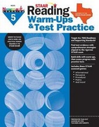 Enlarge image Cover: Staar: Reading Warm Ups and Test Practice G5 Workbook - Newmark Learning