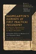 Cover: Baumgarten's Elements of First Practical Philosophy - Bloomsbury Academic