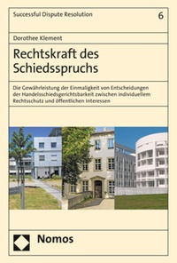 Abbildung von: Rechtskraft des Schiedsspruchs - Nomos