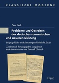 Cover: Probleme und Gestalten der deutschen romantischen und neueren Dichtung - Ergon