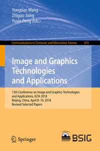 Enlarge image Cover: Image and Graphics Technologies and Applications - Springer