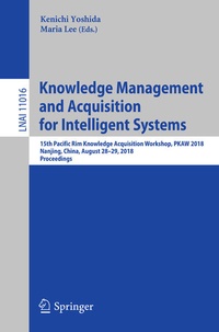 Enlarge image Cover: Knowledge Management and Acquisition for Intelligent Systems - Springer
