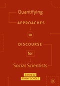 Cover: Quantifying Approaches to Discourse for Social Scientists - Palgrave Macmillan