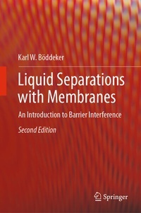 Abbildung von: Liquid Separations with Membranes - Springer
