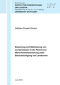 Cover: Bewertung und Optimierung von Lernprozessen in der Person-zur-Ware-Kommissionierung unter Ber&uuml;cksichtigung von Lernkurven - Shaker
