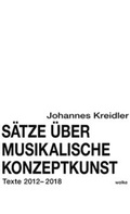 Cover: S&auml;tze &uuml;ber musikalische Konzeptkunst - Wolke Verlag