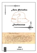 Cover: Acta Periodica Duellatorum (vol. 2) - Acta Periodica Duellatorum