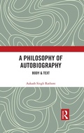 Cover: A Philosophy of Autobiography - Routledge Cavendish