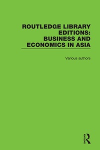 Abbildung von: Routledge Library Editions: Business and Economics in Asia - Routledge