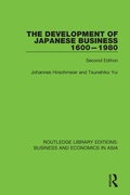 Cover: The Development of Japanese Business, 1600-1980 - Routledge