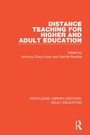 Cover: Distance Teaching For Higher and Adult Education - Routledge