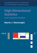 Cover: High-Dimensional Statistics - Cambridge University Press