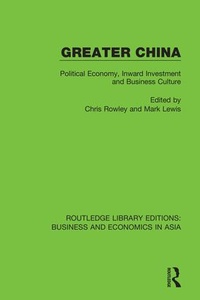 Enlarge image Cover: Greater China - Routledge
